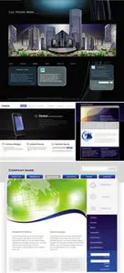Website Templates Vector