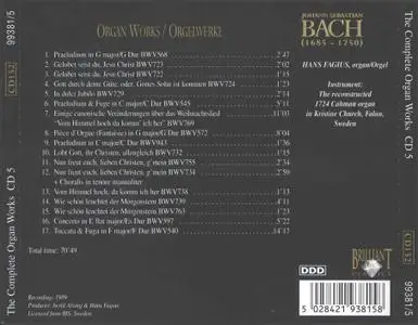 J.S.Bach - The Complete Organ Works II CD 5 - Hans Fagius