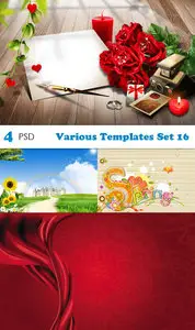 PSD - Various Templates Set 16