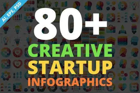 CreativeMarket - Creative Infographics PSD Included!