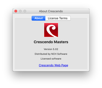Crescendo Masters 5.02 macOS