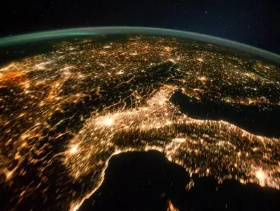 NASA Views Earth at Night 