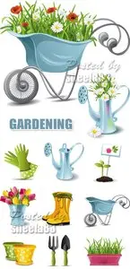 Spring Gardening Vector