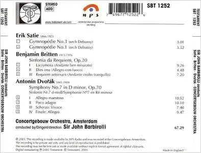 Concertegbouw Orchestra, Sir John Barbirolli - Barbirolli conducts Erik Satie, Benjamin Britten, Antonin Dvorak (2003)