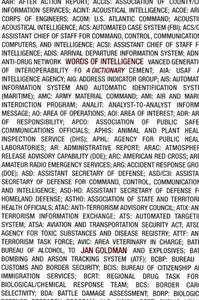 Words of Intelligence: A Dictionary (Repost)