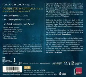 Paul Agnew, Les Arts Florissants - Carlo Gesualdo: Madrigali. Libri terzo & quarto (2021)