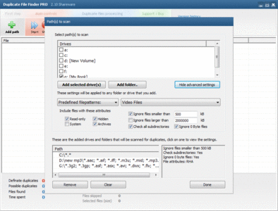 Duplicate File Finder Pro 2.21