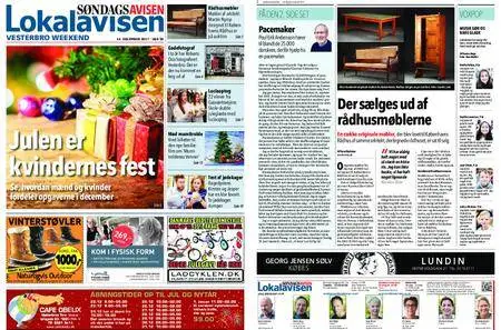 Lokalavisen Vesterbro Søndagsavisen – 15. december 2017