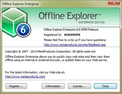 MetaProducts Offline Explorer Enterprise 6.8.4058