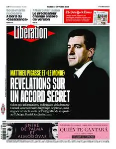 Libération - 23 octobre 2018