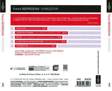 L'Itinéraire, Marc Foster - Franck Bedrossian: Charleston (2008)