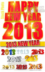 2013 New Year - UHQ Stock Photo