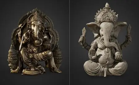 Epic Ganesha and Ganesha Stone
