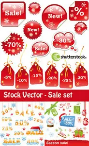 Stock Vector - Sale Set