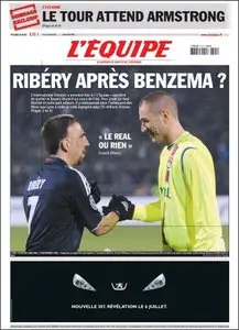 L'Équipe, du Jeudi 02 Juillet 2009.