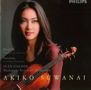 Akiko Suwanai, Ivan Fischer, BFO - Dvorak: Violin Concerto, Mazurek; Sarasate: Zigeunerweisen, Carmen Fantasy (2001)