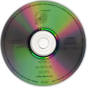 Kitaro - In Person Digital (1980) German Reissue