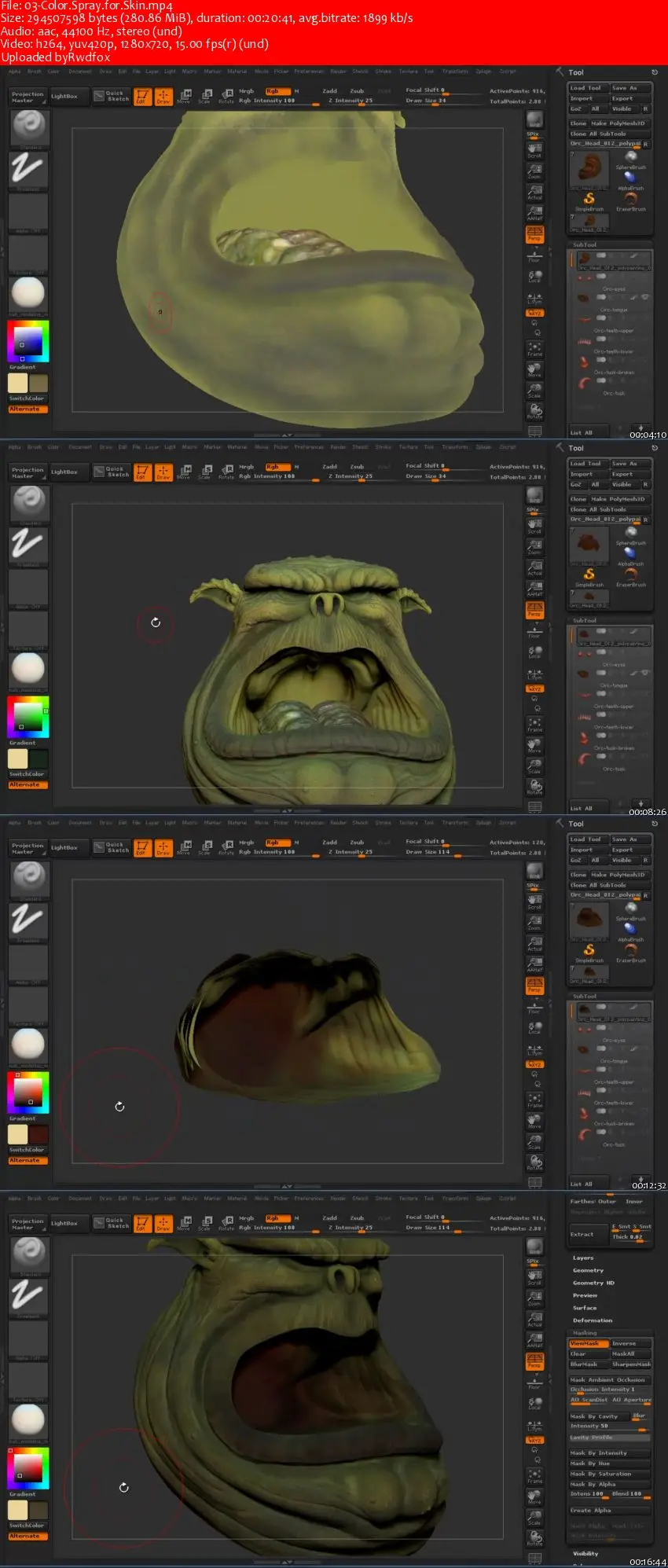 3DMotive - Orc Head Zbrush Series Volume 5