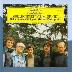 Melos Quartett Stuttgart, Mstislav Rostropovich - Franz Schubert: String Quintet (1978) Reissue 2007
