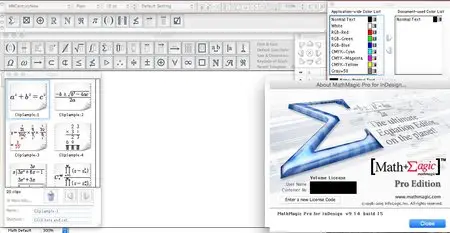 MathMagic Pro Edition For Adobe InDesign 9.14 build 15 Mac OS X