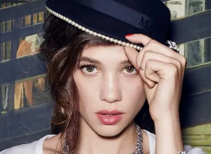 Astrid Berges-Frisbey by Benoit Peverelli for L'Express Styles July 2013