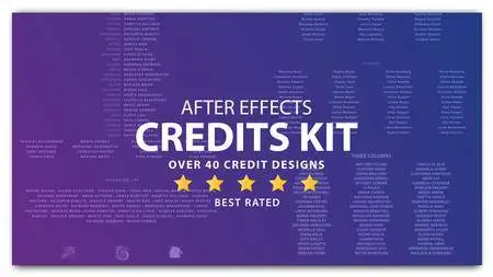Cinema Film Credits Pack - Project for After Effects (VideoHive)
