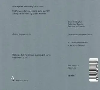 Gidon Kremer - Mieczysław Weinberg: 24 Preludes for violin solo (2003)