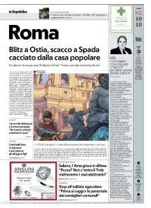 la Repubblica Roma - 5 Ottobre 2018