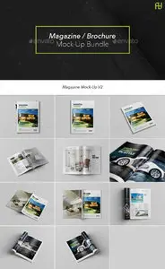 GraphicRiver - Magazine / Brochure Mock-Up Bundle