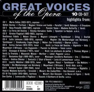 V.A. - Great Voices Of The Opera (10CD Box Set, 2000)