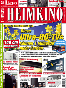 Heimkino - Testmagazin für TV- und Home-Entertainment Juni/Juli 06-07/2016