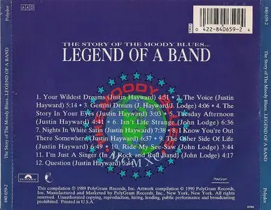 The Moody Blues - The Story Of The Moody Blues... Legend Of A Band (Greatest Hits) [1990]