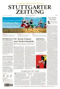 Stuttgarter Zeitung Blick vom Fernsehturm - 12. Dezember 2018
