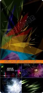 Abstract color dark vector background