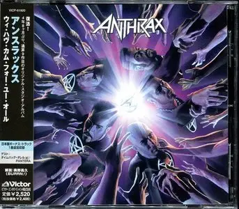 Anthrax - We've Come For You All (2003) [Japanese 1st Press,VICP-61920]