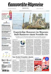 Hannoversche Allgemeine – 19. Dezember 2019