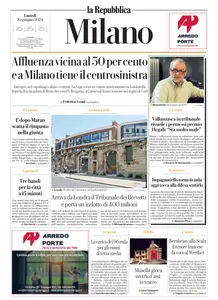 la Repubblica Milano - 10 Giugno 2024