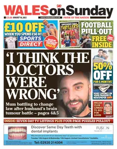 Wales on Sunday - 10 August 2025