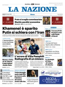 La Nazione Siena - 22 Giugno 2025