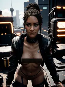 AI Panam Palmer - Cyberpunk 2077 NightCity (AI Generated)