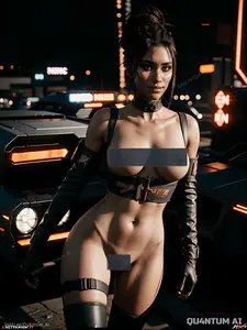 AI Panam Palmer - Cyberpunk 2077 NightCity (AI Generated)