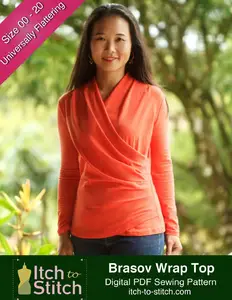 Brasov Wrap Top Digital Sewing Pattern