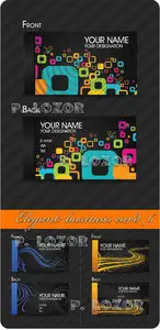 Elegant business card 6 - Stock Vectors 