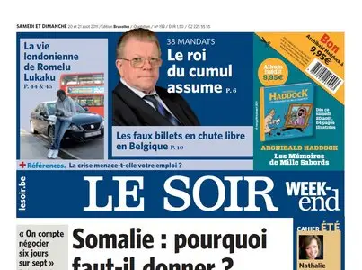 LE SOIR 20 AOUT 2011