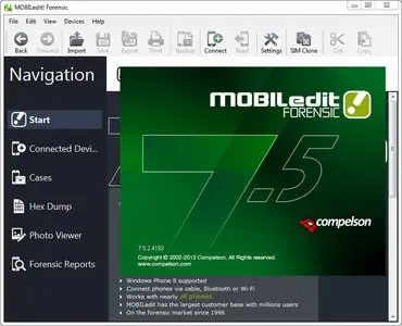 MOBILedit! Forensic 7.5.2.4183