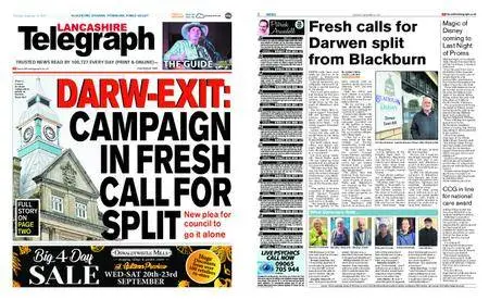 Lancashire Telegraph (Blackburn, Darwen, Hyndburn, Ribble Valley) – September 14, 2017