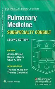 The Washington Manual Pulmonary Medicine Subspecialty Consult (repost)