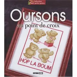 Oursons au point de croix