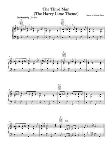 The third man theme - Anton Karas (Piano Solo)