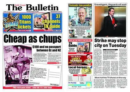 The Gold Coast Bulletin – August 20, 2009